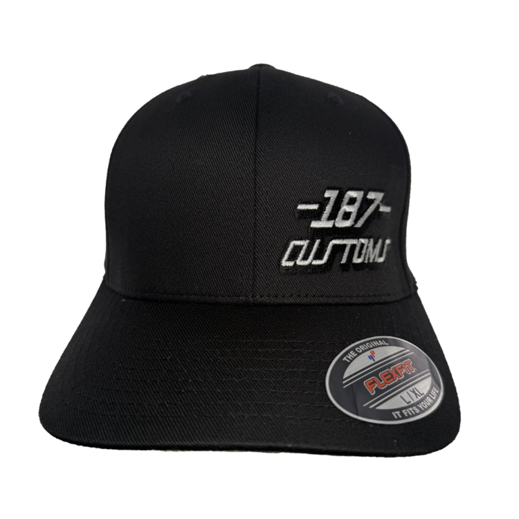 Black 187 Customs Shop Hat